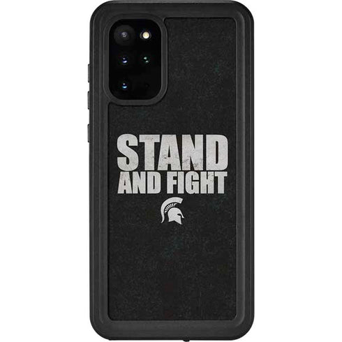 Michigan State University Stand and Fight Galaxy S20 Plus Waterproof Case
