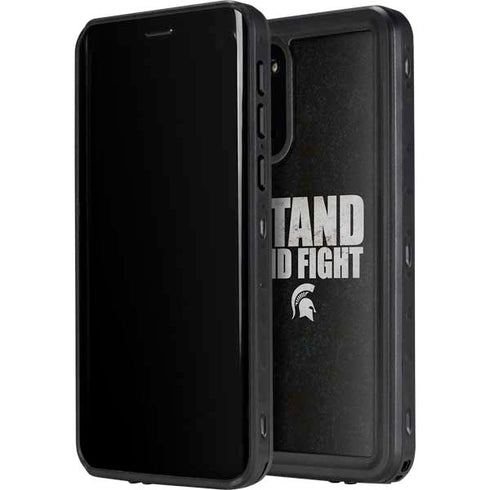 Michigan State University Stand and Fight Galaxy S20 Plus Waterproof Case