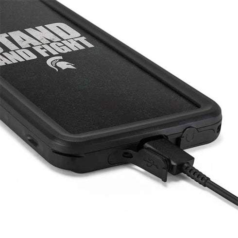 Michigan State University Stand and Fight Galaxy S20 Plus Waterproof Case