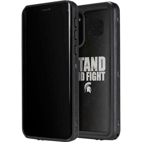 Michigan State University Stand and Fight Galaxy S20 Waterproof Case