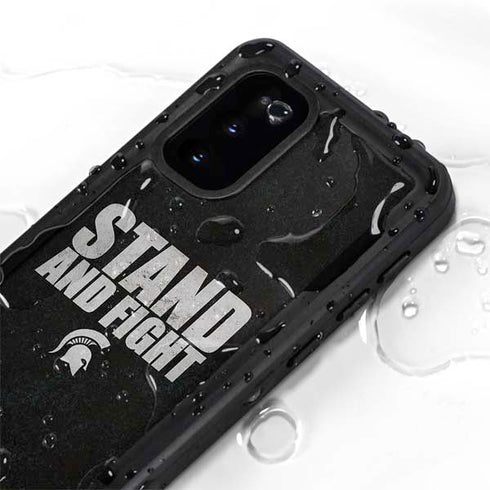 Michigan State University Stand and Fight Galaxy S20 Waterproof Case