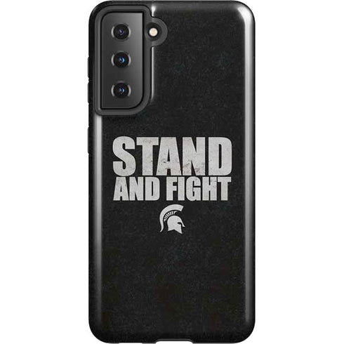 Michigan State University Stand and Fight Galaxy S21 5G Pro Case