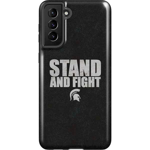 Michigan State University Stand and Fight Galaxy S21 FE Pro Case