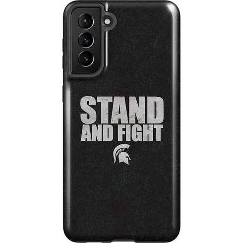 Michigan State University Stand and Fight Galaxy S21 Plus 5G Pro Case