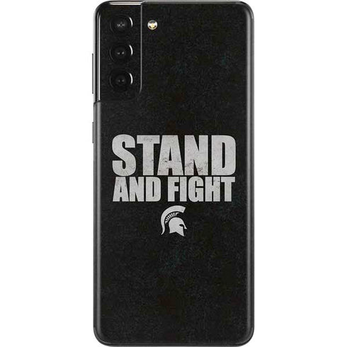 Michigan State University Stand and Fight Galaxy S21 Plus 5G Skin