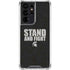 Michigan State University Stand and Fight Galaxy S21 Ultra 5G Clear Case