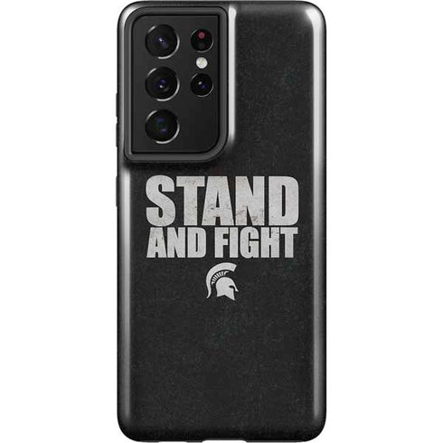 Michigan State University Stand and Fight Galaxy S21 Ultra 5G Pro Case