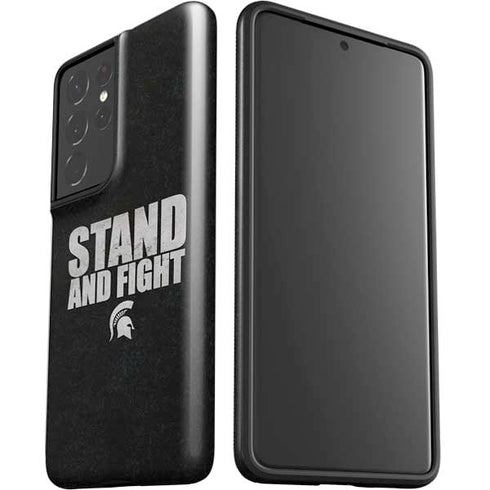 Michigan State University Stand and Fight Galaxy S21 Ultra 5G Pro Case
