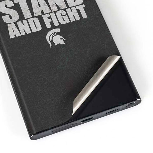 Michigan State University Stand and Fight Galaxy S22 Ultra Skin