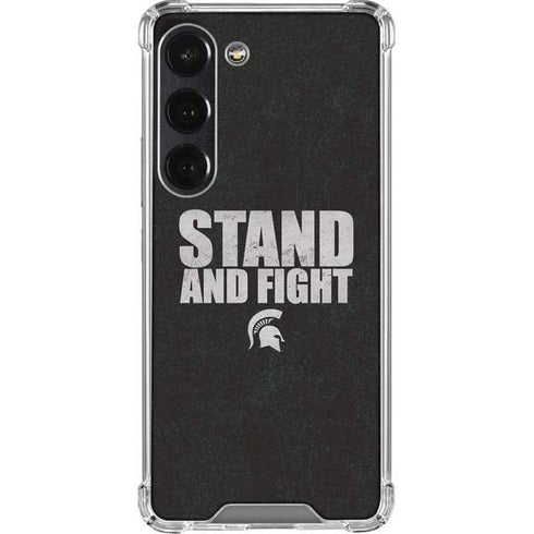 Michigan State University Stand and Fight Galaxy S23 Clear Case