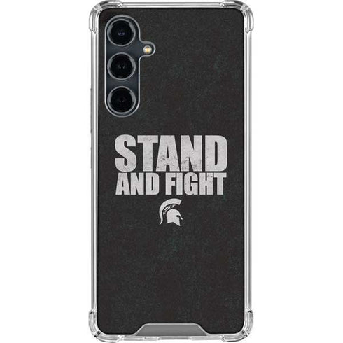 Michigan State University Stand and Fight Galaxy S23 FE Clear Case