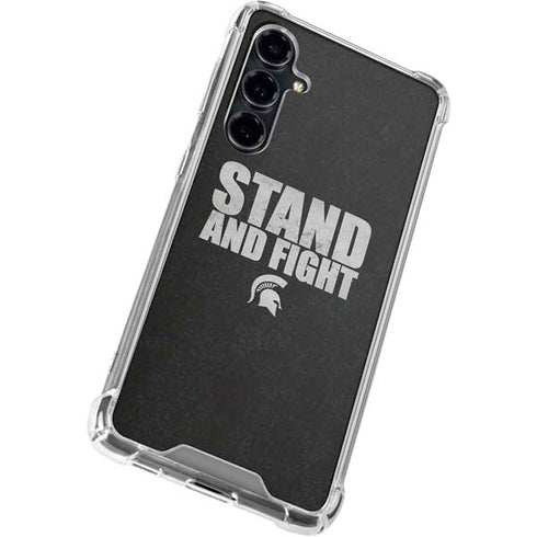 Michigan State University Stand and Fight Galaxy S23 FE Clear Case