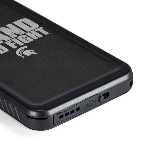 Michigan State University Stand and Fight Galaxy S23 Plus Waterproof Case