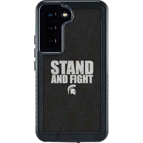 Michigan State University Stand and Fight Galaxy S23 Waterproof Case