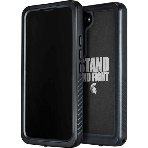 Michigan State University Stand and Fight Galaxy S23 Waterproof Case