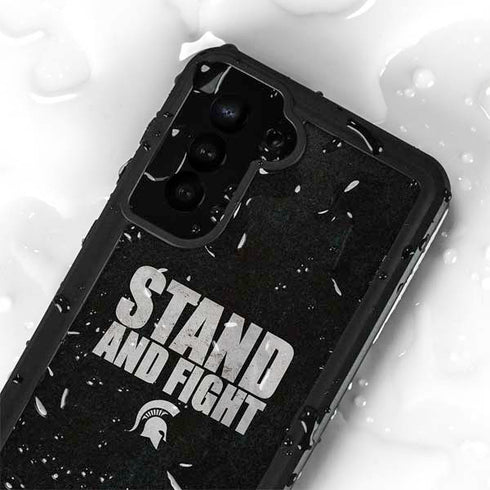 Michigan State University Stand and Fight Galaxy S23 Waterproof Case