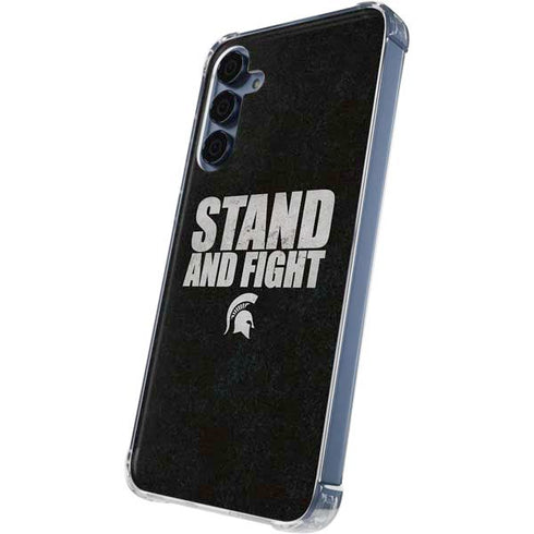 Michigan State University Stand and Fight Galaxy S24 Clear Case