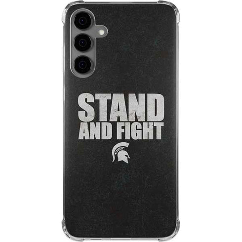 Michigan State University Stand and Fight Galaxy S24 Plus Clear Case