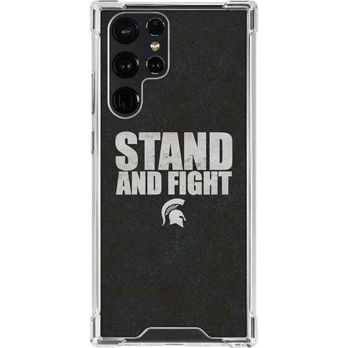 Michigan State University Stand and Fight Galaxy S24 Ultra Clear Case