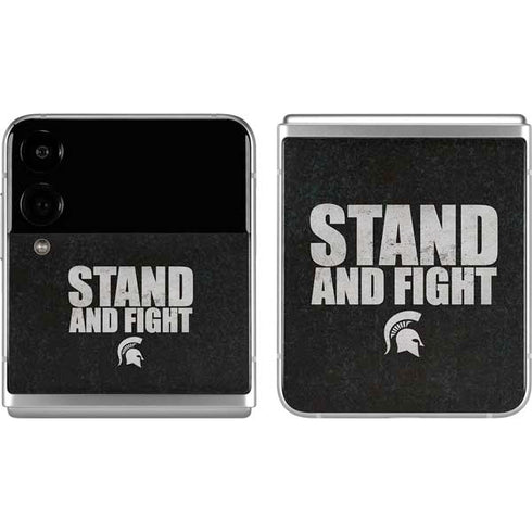 Michigan State University Stand and Fight Galaxy Z Flip4 5G Skin