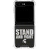Michigan State University Stand and Fight Galaxy Z Flip5 5G Clear Case