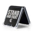 Michigan State University Stand and Fight Galaxy Z Flip5 5G Clear Case