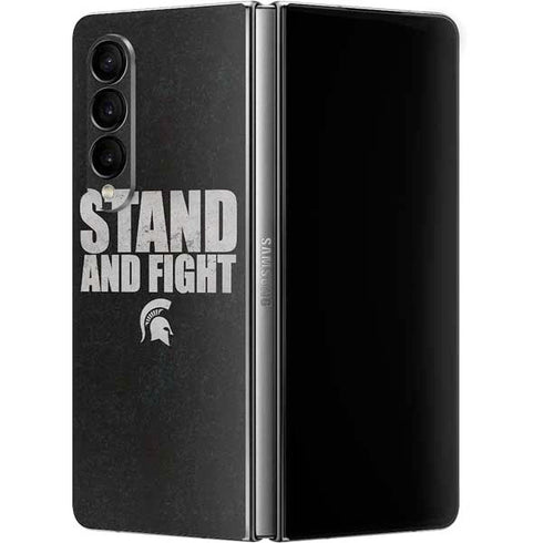 Michigan State University Stand and Fight Galaxy Z Fold4 5G Skin
