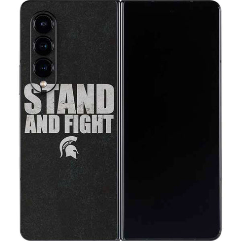 Michigan State University Stand and Fight Galaxy Z Fold4 5G Skin