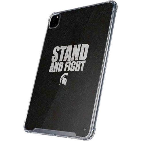 Michigan State University Stand and Fight iPad Pro 12.9in (2020) Clear Case