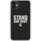 Michigan State University Stand and Fight iPhone 11 Clear Case