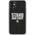 Michigan State University Stand and Fight iPhone 11 Clear Case