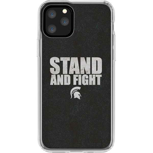 Michigan State University Stand and Fight iPhone 11 Pro Clear Case