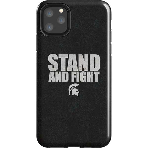 Michigan State University Stand and Fight iPhone 11 Pro Max Impact Case