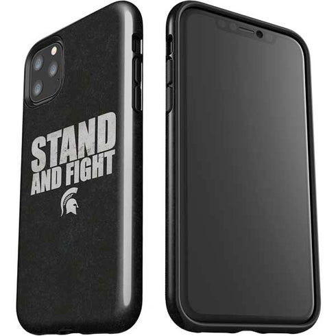 Michigan State University Stand and Fight iPhone 11 Pro Max Impact Case