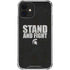 Michigan State University Stand and Fight iPhone 12 Mini Clear Case