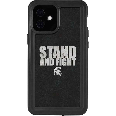Michigan State University Stand and Fight iPhone 12 Mini Waterproof Case