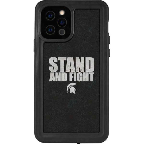 Michigan State University Stand and Fight iPhone 12 Pro Waterproof Case