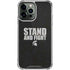 Michigan State University Stand and Fight iPhone 13 Pro Max Clear Case