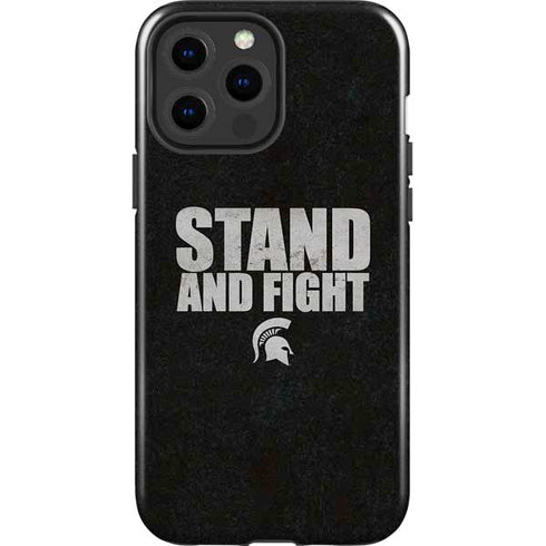 Michigan State University Stand and Fight iPhone 13 Pro Max Impact Case
