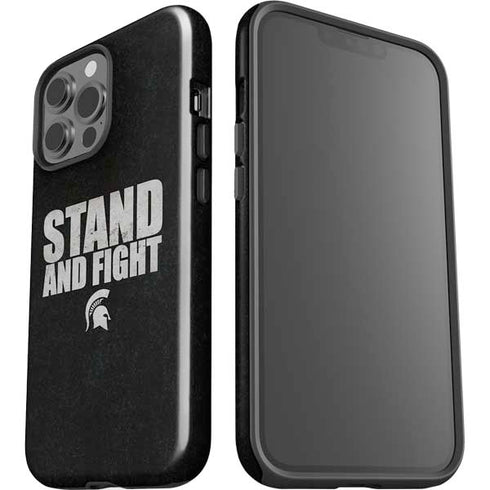 Michigan State University Stand and Fight iPhone 13 Pro Max Impact Case