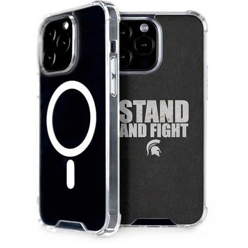 Michigan State University Stand and Fight iPhone 13 Pro Max MagSafe Case