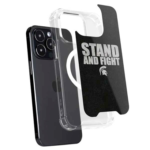 Michigan State University Stand and Fight iPhone 13 Pro Max MagSafe Case