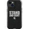 Michigan State University Stand and Fight iPhone 15 Plus Impact Case