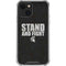 Michigan State University Stand and Fight iPhone 14 Plus Clear Case