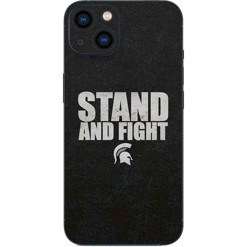 Michigan State University Stand and Fight iPhone 15 Plus Skin