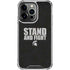 Michigan State University Stand and Fight iPhone 15 Pro Clear Case