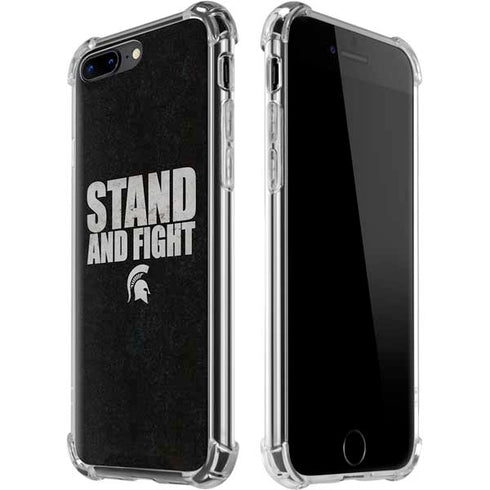 Michigan State University Stand and Fight iPhone 7/8 Plus Clear Case