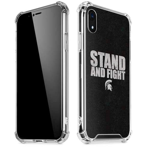 Michigan State University Stand and Fight iPhone XR Clear Case