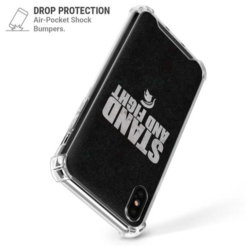 Michigan State University Stand and Fight iPhone XS Max Clear Case