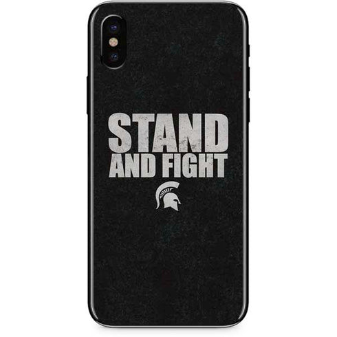 Michigan State University Stand and Fight iPhone XS Skin